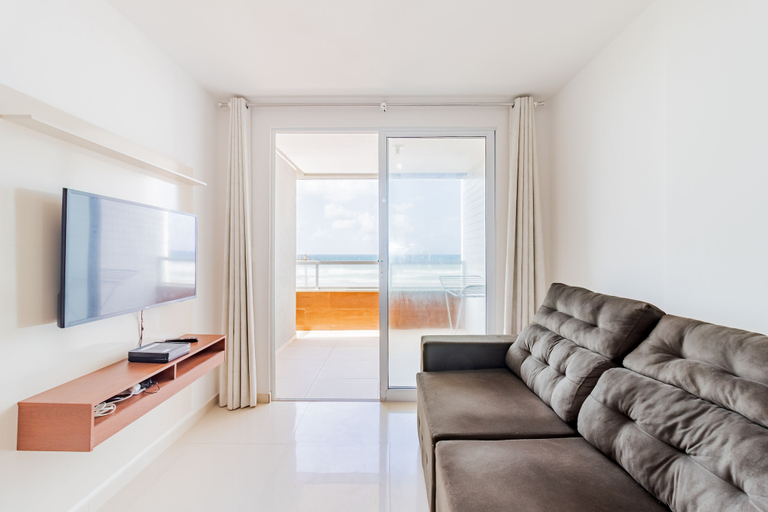 Living room, PFL01 - Apartamento 2 Quartos -Vista Mar, Salvador