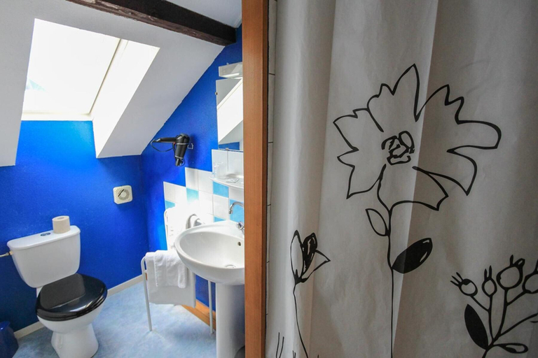 Bathroom 3, Hotel Restaurant De La Poste, Haut-Rhin