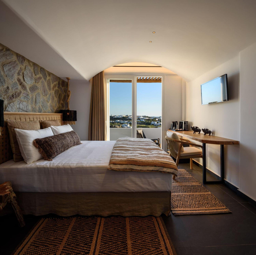 Bedroom 4, Vrachos Suites Mykonos, South Aegean
