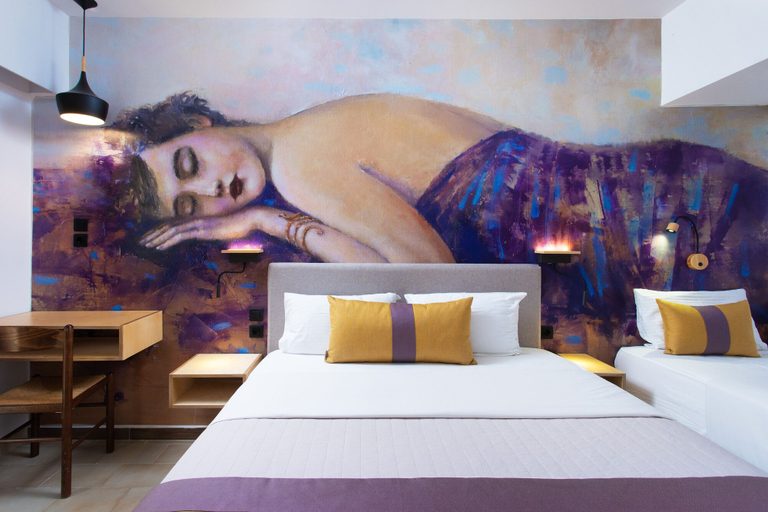 Bedroom 4, Monemvasia Green Apartments, Peloponnese