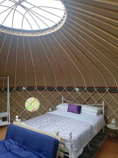 Bedroom 3, Looe Yurts, Cornwall