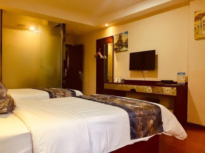 Bedroom 2, GreenTree Inn Yulin Jincheng Commercial Building Shell Hotel, Yulin