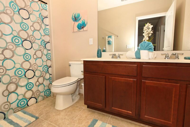 Bathroom 3, Townhome with Pool at Solterra, Polk