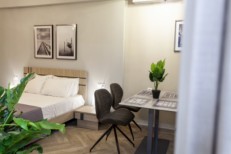 Bedroom 4, Privilege Flat Renovated Upscale Studio, Attica