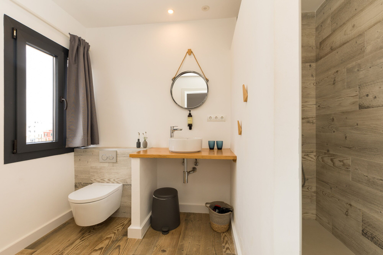 Bathroom 3, Pardela Menorca Hotel, Baleares