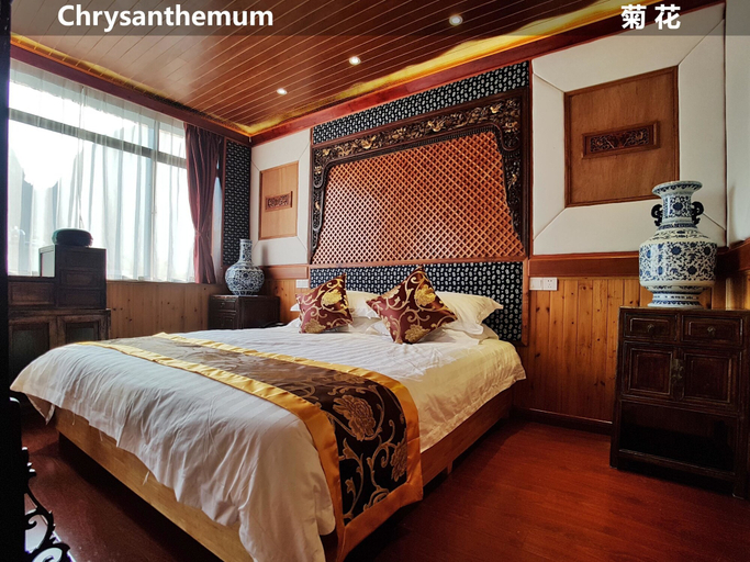 Bedroom 3, Yangshuo Li River Lodge, Guilin