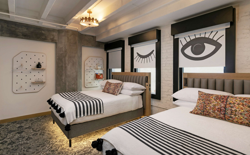 Bedroom 3, The Wayfarer Downtown LA, Tapestry Collection by Hilton, Los Angeles