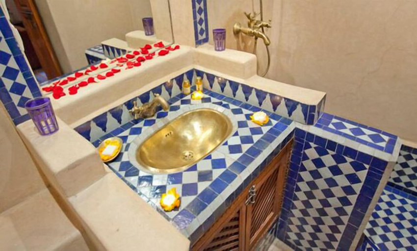 Bathroom 4, Riad Arbre Bleu, Marrakech