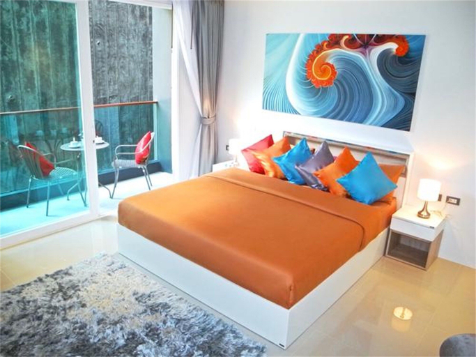 Bedroom 3, Emerald Patong New Studio with Balcony, Pulau Phuket