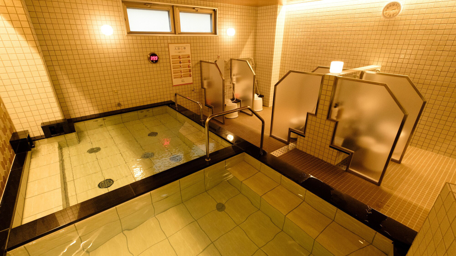Bathroom 4, Tennen Onsen Matsuyama New Grand Hotel, Matsuyama