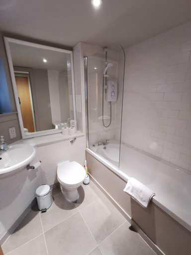 Bathroom, Bright, Modern Apartment - Royal Mile, Edinburgh
