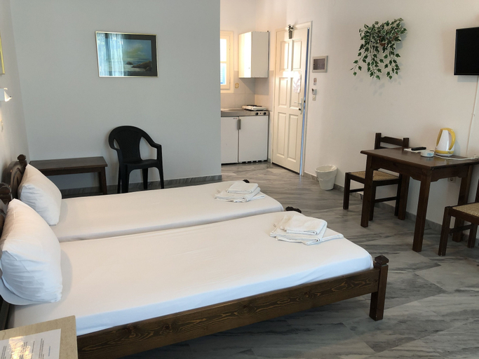 Bedroom 3, Cyclades Studios - Paros, South Aegean