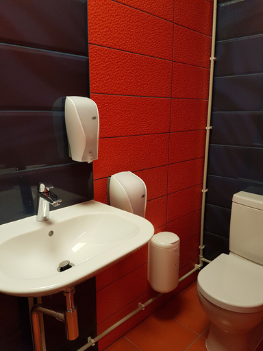 Bathroom 5, Sky High Hotel, Riga