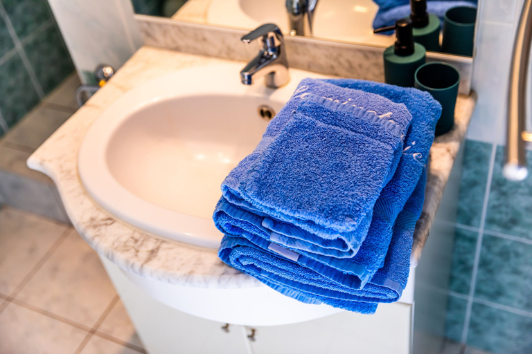 Bathroom, La Minoterie, Manche