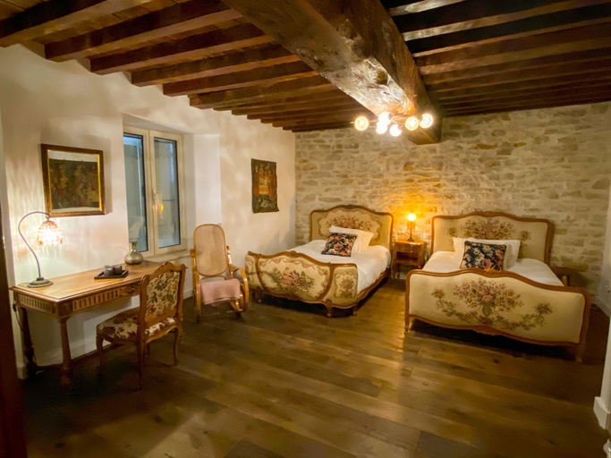 Bedroom 3, La Maison de Souhey, Côte-d'Or