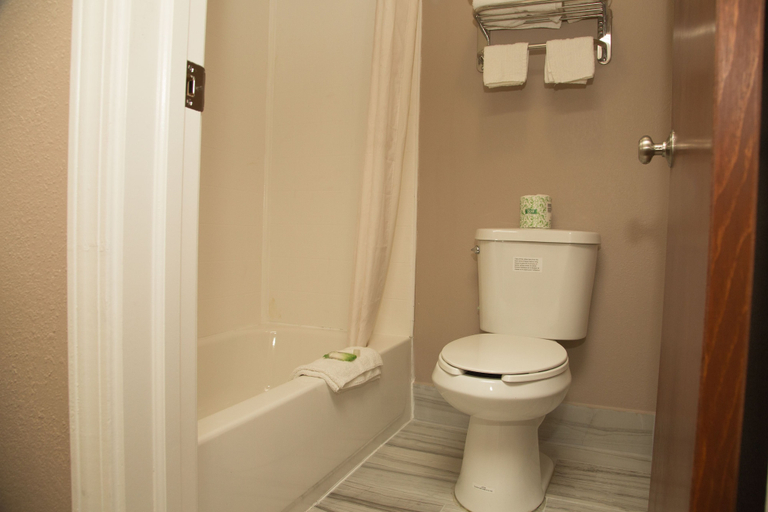 Bathroom 3, Executive Inn, Marion
