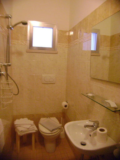 Bathroom, Hotel Villa del Sole, Rimini