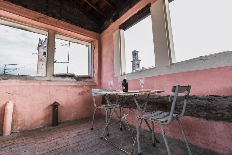 Terrace/patio, Bright Apartments Verona - Borsari Historical 2, Verona