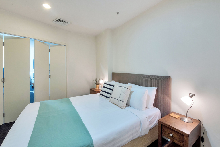 Bedroom 3, Central Queen St Apartment | Aircon & WiFi, Waitakere