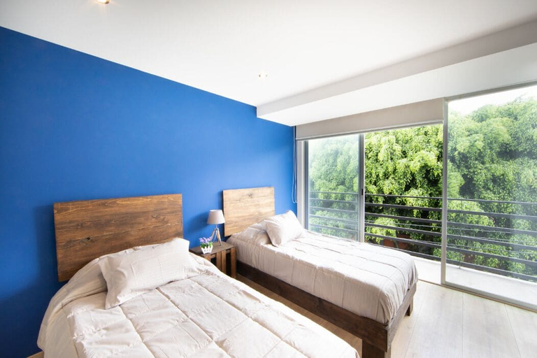 Bedroom, Brand New Luxury Park Front Apartment, Mexico City