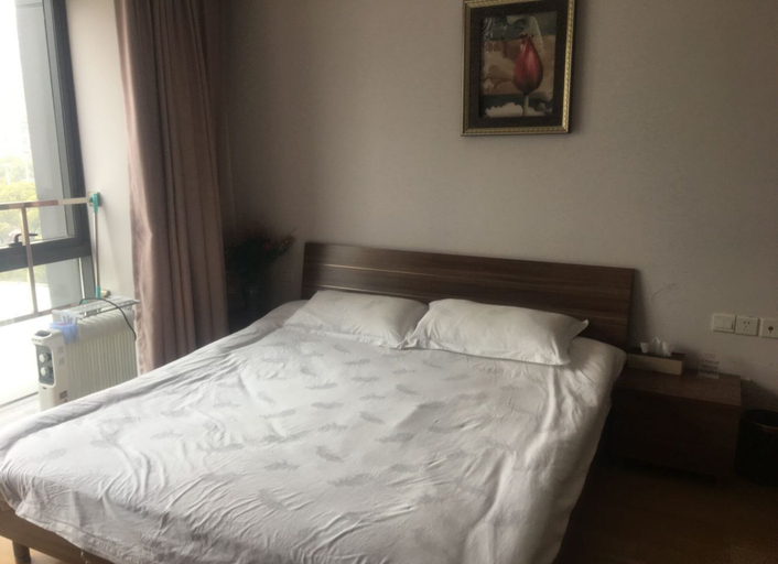 Bedroom, Jinji Lake Onelife Jinhe Apartment, Suzhou