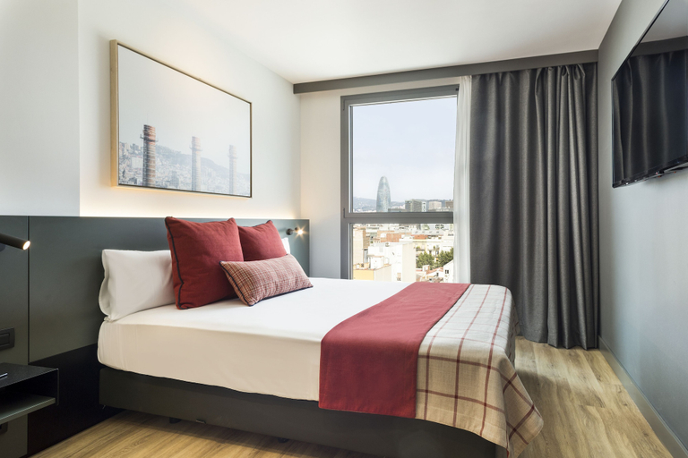 Bedroom 4, Hotel Acta Voraport, Barcelona