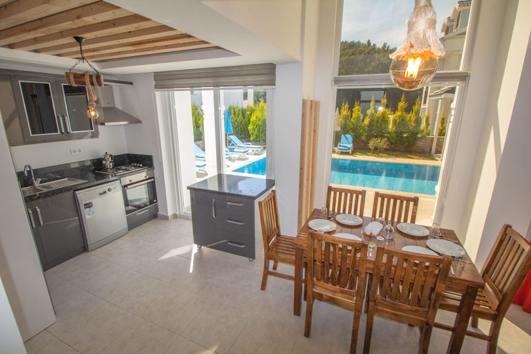 Private kitchen 3, Fethiye Silver Orkide Villa, Fethiye