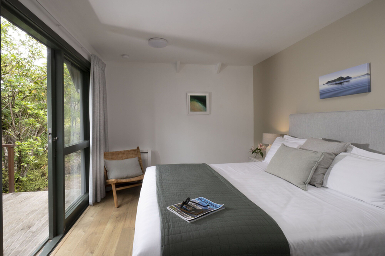 Bedroom 4, Awaroa Lodge, Tasman