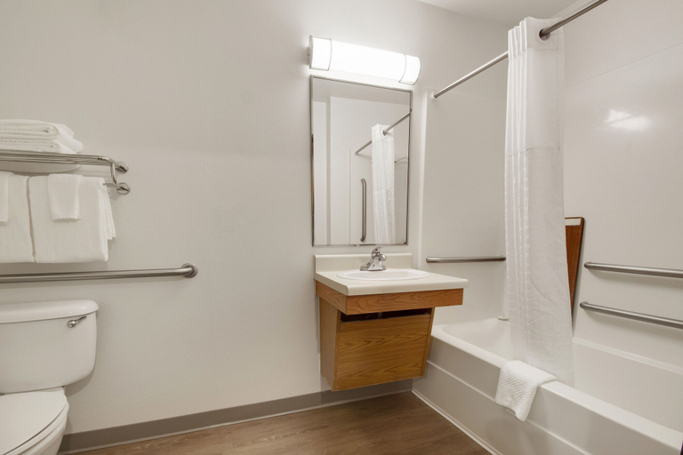 Bathroom 4, WoodSpring Suites Houston Willowbrook, Houston