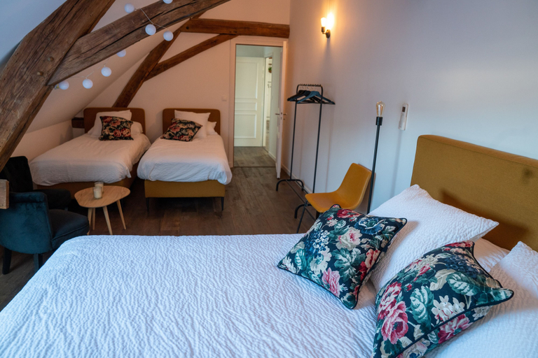 Bedroom 4, La Maison de Souhey, Côte-d'Or