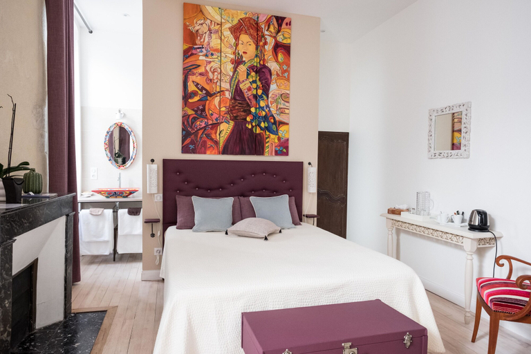 Bedroom 3, Chambres d'Hôtes Maison Saint Privat, Lot