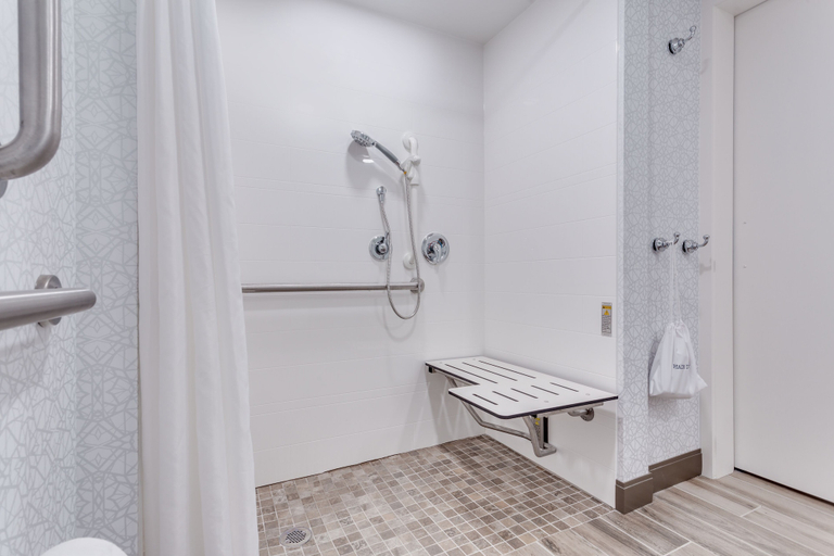 Bathroom 5, Hampton Inn Harrisburg-East (Hershey Area), Dauphin