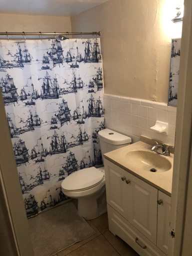 Bathroom, Modern Studio in Heart of South Beach, Miami-Dade