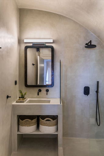 Bathroom 3, 3 Caves Villa by Caldera Houses, South Aegean