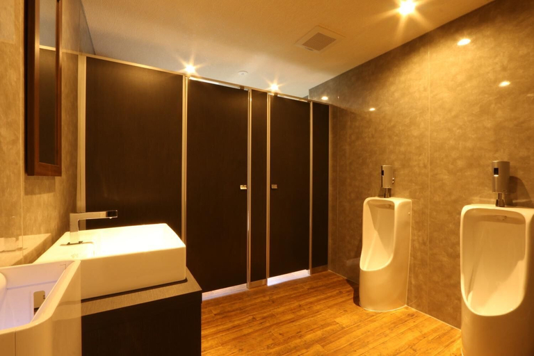 Bathroom, Kannabe Highland Hotel, Toyooka