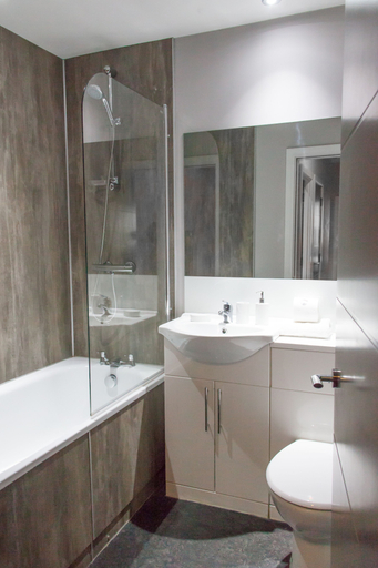 Bathroom 3, Dream Apartments Bigg Market, Newcastle upon Tyne