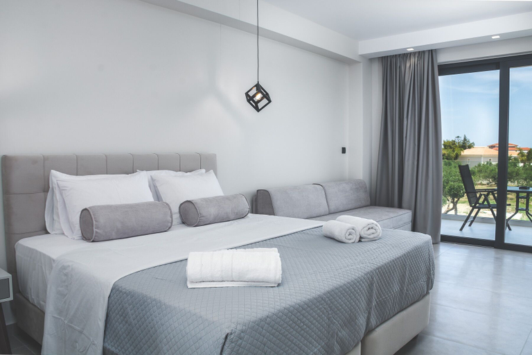 Bedroom 4, Dionisos Luxury Suites, Ionian Islands