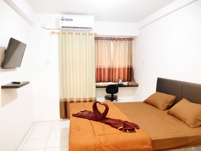 Bedroom 2, Gen-Z Hotel at Riverview Apartment Jababeka, Cikarang