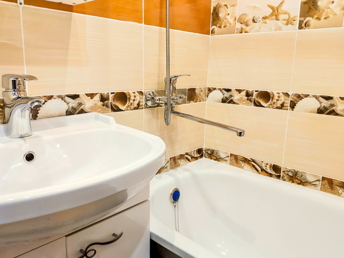 Bathroom, RentHouse Premium Apartment K19, Sankt-Peterburg gorsovet