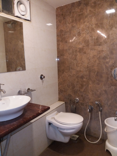 Bathroom 3, Hotel Platinum, Junagadh