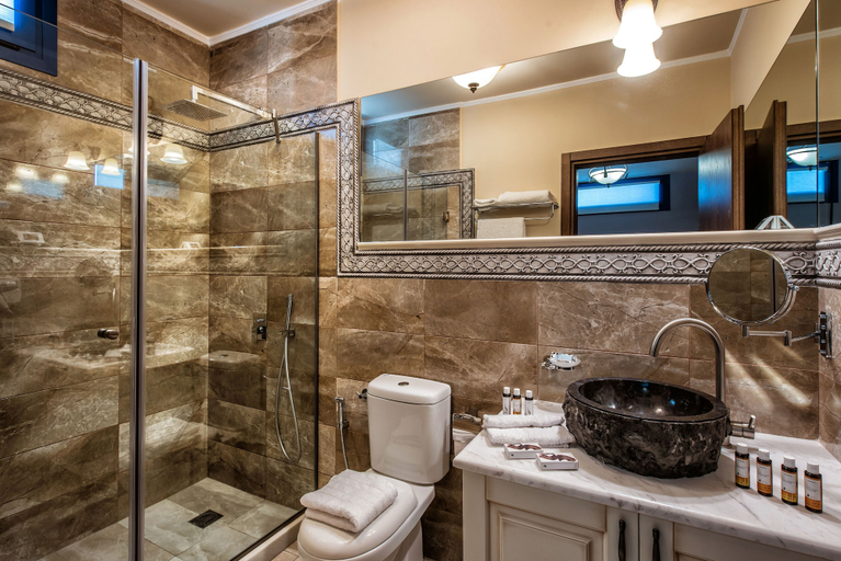Bathroom 4, Villa Santorini, Wine Dark Sea Villas, Crete