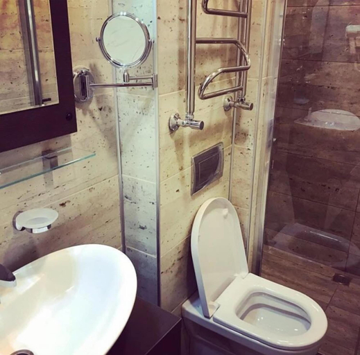 Bathroom, 7 days hotel, Almaty