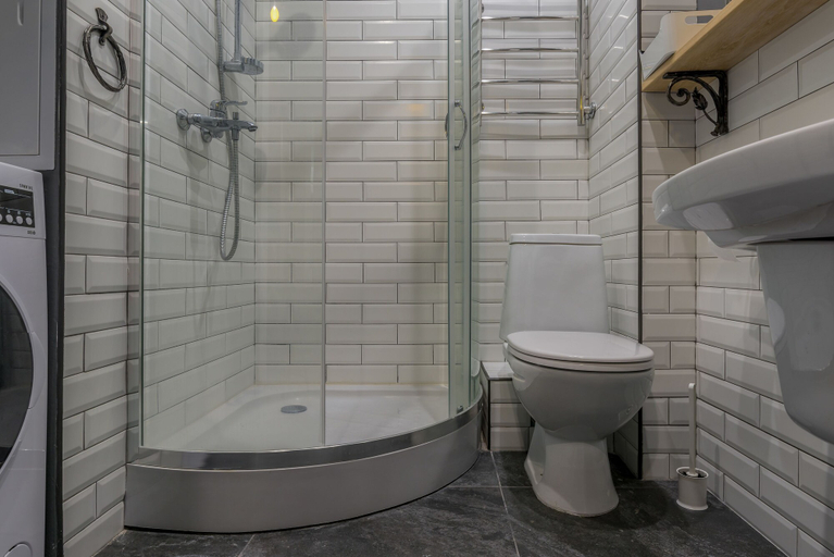 Bathroom 2, City of Rivers New Cozy Apartment, Sankt-Peterburg gorsovet