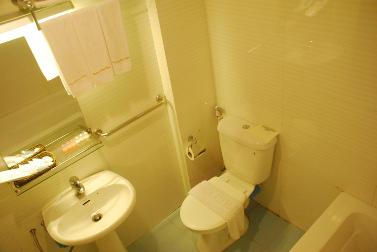 Bathroom 3, Pleasure View Hotel, Yangon