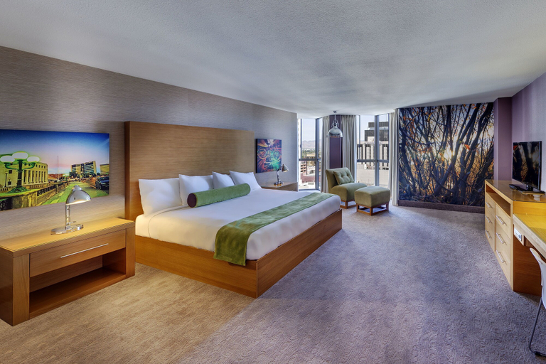 Bedroom 3, Whitney Peak Hotel Reno, Tapestry Collection by Hilton, Washoe