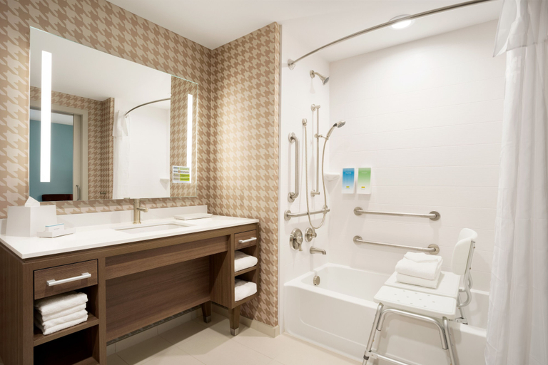 Bathroom 4, Home2 Suites by Hilton New Brunswick, NJ, Middlesex