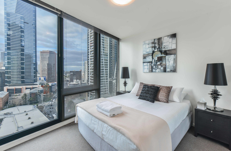 Bedroom 3, StayCentral - Cityview on City Rd, Melbourne