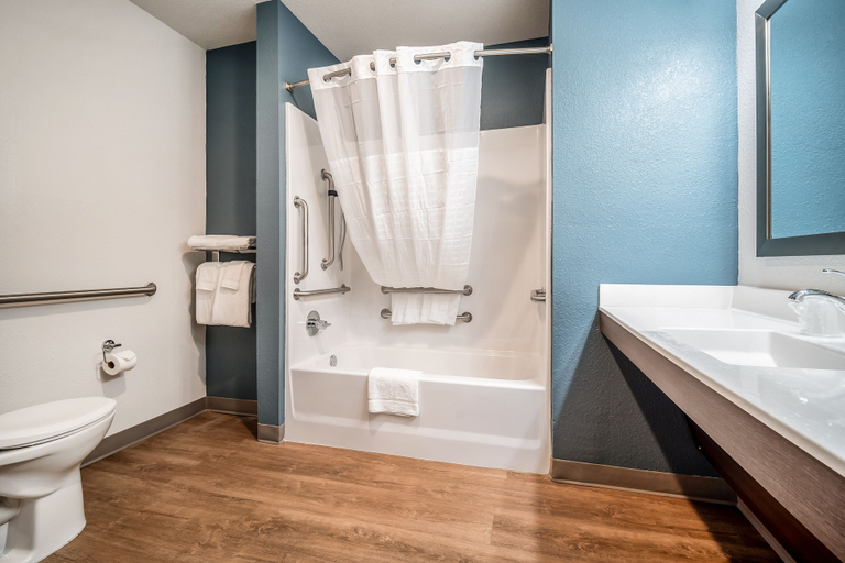 Bathroom 4, WoodSpring Suites Miramar, Broward
