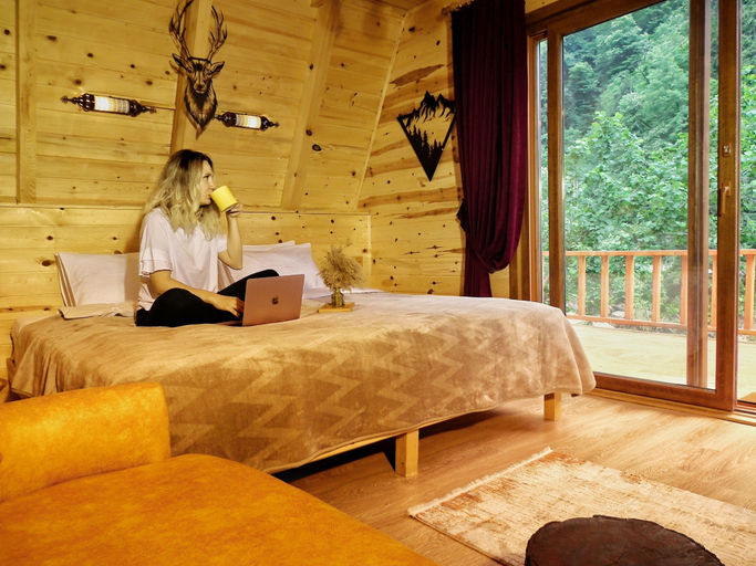 Bedroom 3, Kotit Ayder Bungalov & Restaurant, Ardeşen