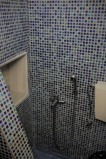Bathroom shower, My Catsle Cave est 1899, South Aegean